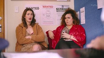 Rose Matafeo and Hayley Sproull in Golden Boy (2019)