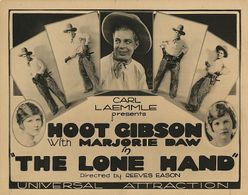 Marjorie Daw and Hoot Gibson in The Lone Hand (1922)