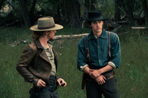 Daniel Webber and Tom Blyth in Billy the Kid (2022)