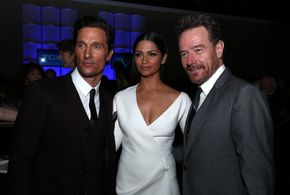 Matthew McConaughey, Bryan Cranston, and Camila Alves McConaughey