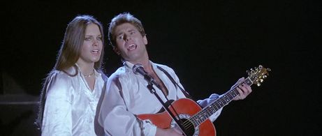 George Gilmour and Catherine Mary Stewart in The Apple (1980)