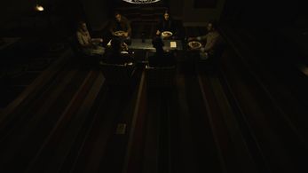 Dawson Mullen, Logan Paul Price, Jack Wooton, Mia Heavner, Nicholas Tene, and Laura Sampson Hemingway in The Razing (202