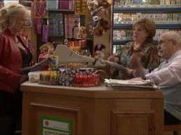 Beverley Callard, Malcolm Hebden, and Barbara Knox in Coronation Street (1960)