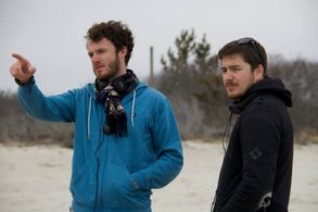 Director of Photography Josh Howard works with Director Kyle Thompson on a East Coast beach