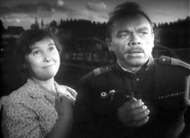 Vladimir Kashpur and Valentina Vladimirova in Pryzhok na zare (1961)