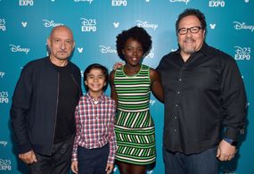 Ben Kingsley, Jon Favreau, Lupita Nyong'o, and Neel Sethi