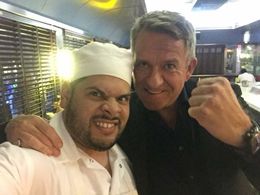 Gotham Set With Sean Pertwee