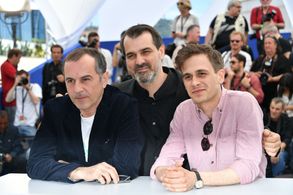 Kornél Mundruczó, Merab Ninidze, and Zsombor Jéger