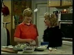 Jeannie Crowther and Sandi Toksvig in No 73 (1982)