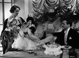 Marta Labarr, Charles Oliver, and Joan White in Second Bureau (1936)
