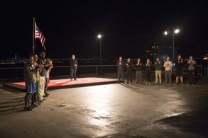 Cedric Ceballos, Phil Keoghan, Tim Janus, Joey Chestnut, Alexander Rossi, Conor Daly, Trevor Wadleigh, Chris Marchant, L