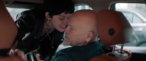 John Malkovich and Tinatin Dalakishvili in About Love. For Adults Only (2017)