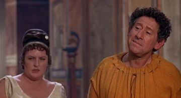 Jack Gilford and Janet Webb in A Funny Thing Happened on the Way to the Forum (1966)