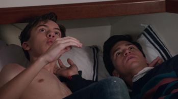 Hayden Byerly and Kalama Epstein in The Fosters (2013)