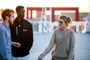 Deric Anthony On Set Of Manifest Mind