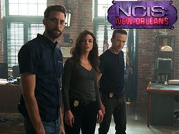 Lucas Black, Vanessa Ferlito, and Rob Kerkovich in NCIS: New Orleans (2014)