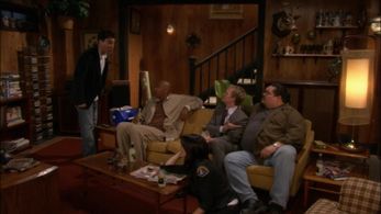 Neil Patrick Harris, Carla Toutz, Josh Radnor, Pedro Miguel Arce, and Mark Edward Smith in How I Met Your Mother (2005)