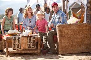 Adam Sandler, Bella Thorne, Emma Fuhrmann, and Alyvia Alyn Lind in Blended (2014)