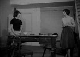 Malka Ribowska and Betty Schneider in Paris Belongs to Us (1961)