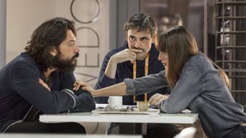 with Alvaro Morte and Veronica Echegui