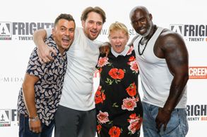 Hamming it up at FrightFest's premiere of The Living Dead