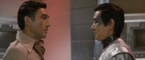 Akihiko Hirata and Gorô Mutsumi in Godzilla vs. Mechagodzilla (1974)