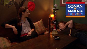 Conan O'Brien and Sona Movsesian in Conan (2010)