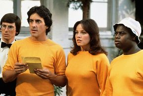 Debra Clinger, David Damas, Joel Kenney, and David Naughton in Midnight Madness (1980)