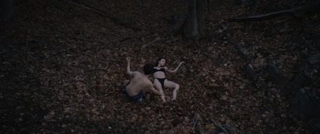 Owen Campbell and Elizabeth Cappuccino in Super Dark Times (2017)