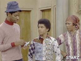 Ralph Carter, Ja'net DuBois, and Jimmie 'JJ' Walker in Good Times (1974)