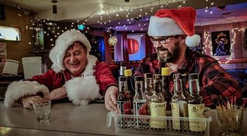 Joel Murray and Thomas Brophy in Holiday Hell (2019)