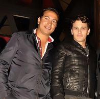 Hicham Hajji and James Franco