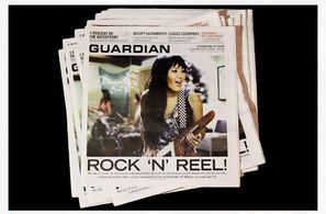 Actress Teresa Michelle Lee - On the front page of the GUARDIAN