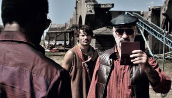 Isaach De Bankolé and Razvan Vasilescu in Mirage (2014)