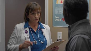 Clarence Gilyard Jr. and Reen Vogel in The Perfect Race (2019)