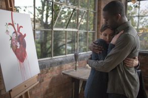 Production Still from The Art Of Love, with actor David Ajala