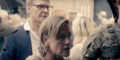 Marina Bouras and Morten Lützhøft in The Rain: The Truth Hurts (2019)