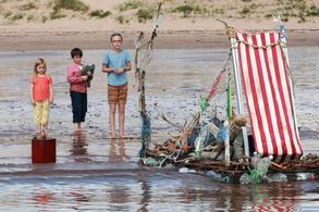 Bobby Smalldridge, Emilia Jones, and Harriet Turnbull in What We Did on Our Holiday (2014)