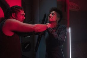 Gugun Deep Singh and Dominique Tipper in The Expanse (2015)