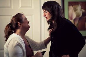 Me and Drew L. Brown on the set of 