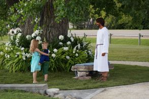 Heaven is for Real. Connor meets his sister Callie in Heaven