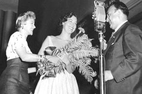 Ava Gardner, Pedro Vargas, and Xiomara Fernandez