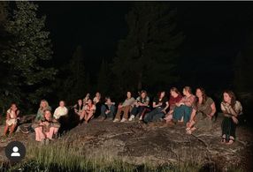 Cast of New Eden behind the scenes night shoot