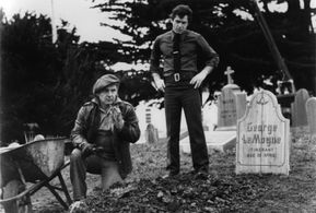 James Farentino and Michael Pataki in Dead & Buried (1981)