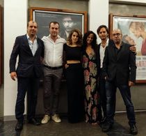 Antonio Amoretti, Pietro Corradi, Maria Celeste Sellitto, Giulia Bertinelli, Luca Magri and Francesco Campanini at event