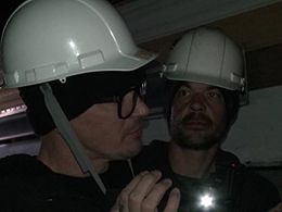 Aaron Goodwin and Zak Bagans in Ghost Adventures (2008)