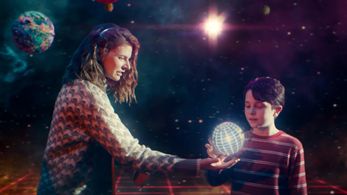 Lindsey Kraft and Judah Prehn in Mythic Quest: Sarian (2022)