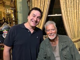 Jeff with Stephen Lang on the set of HELLFIRE