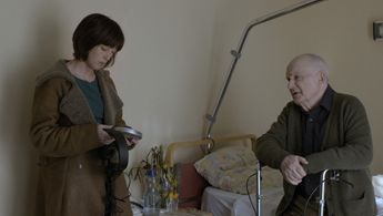 Michel Bouquet and Florence Loiret Caille in The Little Bedroom (2010)