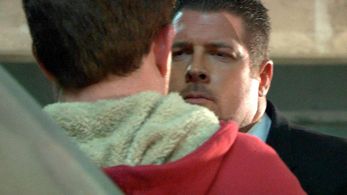 J.B. Brady performs stunts in the film 